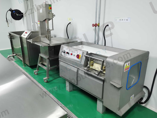 Food Shop Frozen Fish Dicer Fresh Meat Cube Cutting Machine For Various Industries