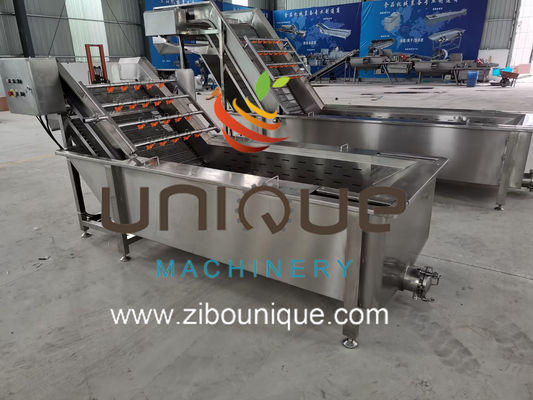 Industrial Fruit and Vegetable Bubble Washing Machine for Lemon Pineapple Passion Fruit