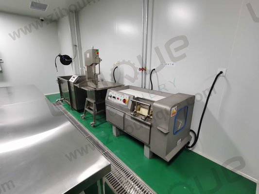 Food Shop Frozen Fish Dicer Fresh Meat Cube Cutting Machine For Various Industries