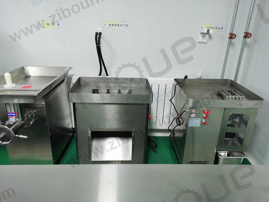 Meat Slicing And Shredding Cutting Machine 610*585*1040 Mm Stainless Steel 304