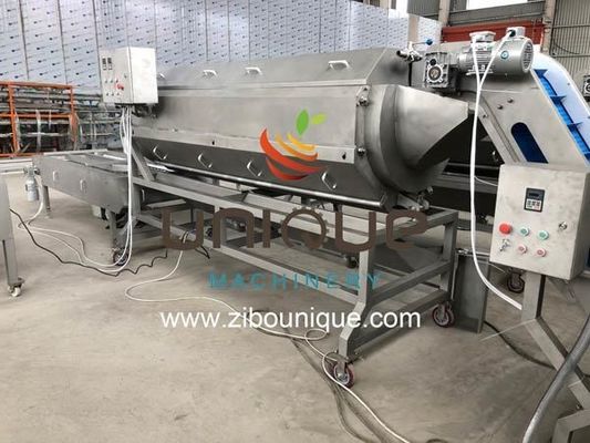 Continuous Potato Cleaning and Polishing Processing Line with Perfect Peeling Effect