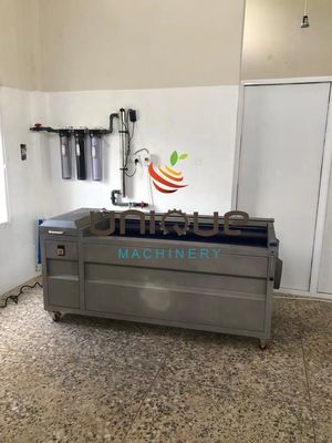 Electric Potato Peeler Roller Washing Peeling Cleaning Machine Output Name Peeled Potato