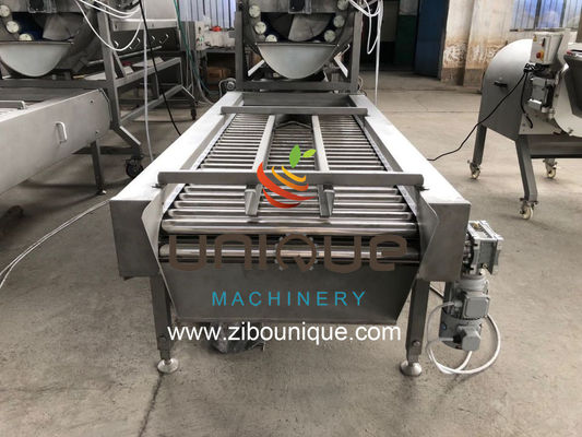 Washing and Peeling Function Stainless Steel Peeler Machine for Frozen Root Vegetables