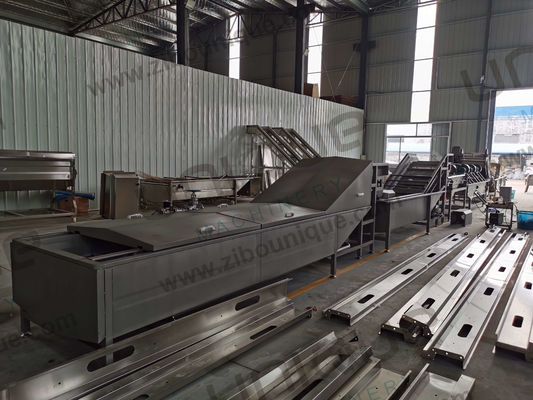 1.5kw Vegetable Blanching Equipment for Plantains and Coconuts Customized Voltage