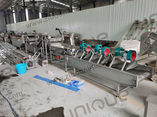 Stainless Steel 304 Fruit and Vegetable Blanching Machine for Large-Scale Production