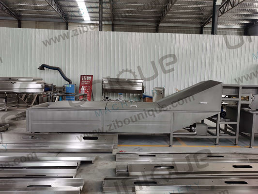 1.5kw Vegetable Blanching Equipment for Plantains and Coconuts Customized Voltage