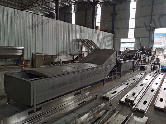 Stainless Steel 304 Fruit and Vegetable Blanching Machine for Large-Scale Production