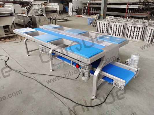 Versatile Stainless Steel Vegetable Conveying and Picking Table for Hotels 220v/380v