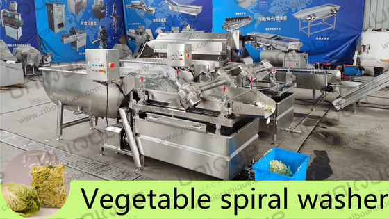 Restaurant Fresh Cut Salad Lettuce Vegetable Washing Machine with 4.26 kw Efficiency