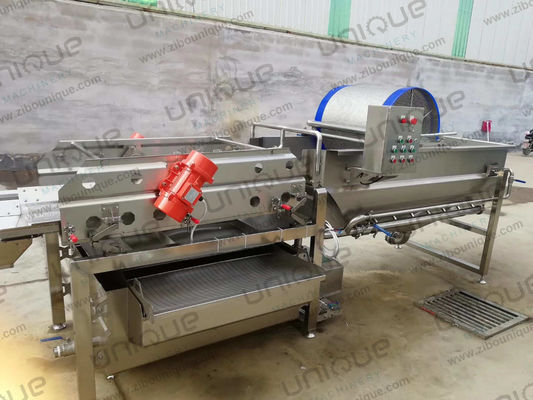 Customized Voltage 1.5t/h Capacity Vegetable and Salad Washing Machine for Cleaning