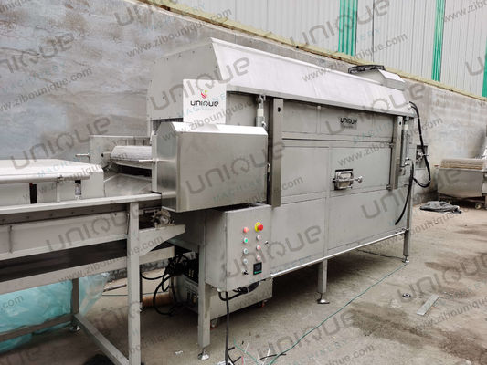 Restaurant Palm Dates Washing Machine with Selecting Conveyor in Stainless Steel 304