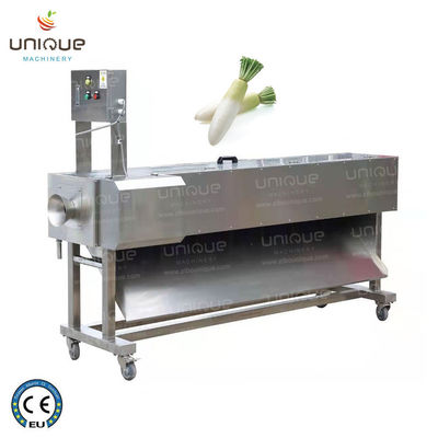 Big Root Vegetable Daikon Radish Mooli Skin Knife Peeling Machine 0.75kw