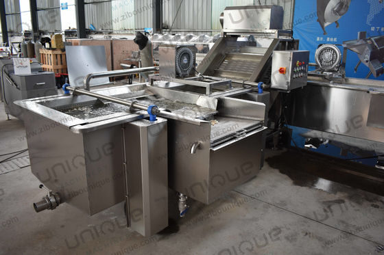 850 KG Capacity Leaf Vegetable Bubble Washing Line for Manufacturing Plant Production