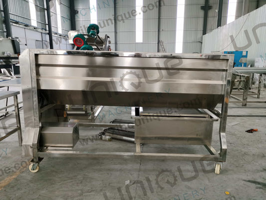Commercial Usage Automatic Palm Dates Brush Cleaning Machine with Soft Brush Cleaner