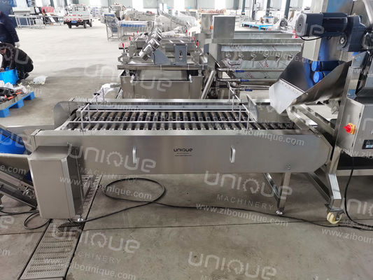 Potato Washing Machine Peeling Machine for Root Vegetables Stainless Steel 304 Function