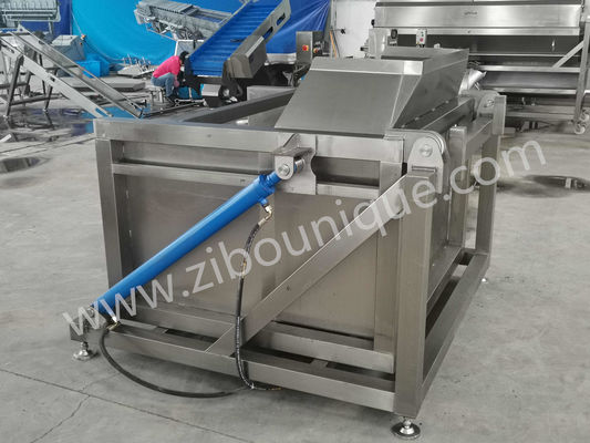 240 KG Stainless Steel Box Crate Bin Dumper for Smooth Fruit and Vegetable Unloading