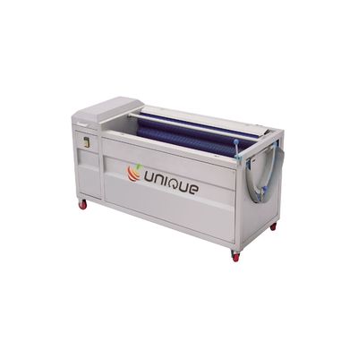 1.75 kw Easy Operation Ginger Carrot Potato Brush Roller Washer Root Vegetable Washing Machine