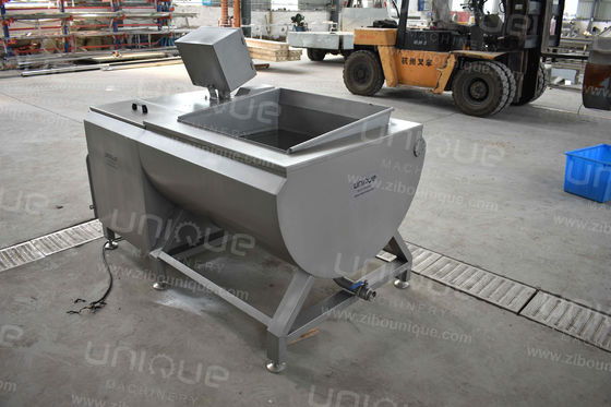 Commercial Kitchen 500 kg/h Sand Blasting Surface Fruit and Vegetable Washing Machine
