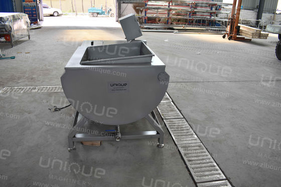 Commercial Kitchen 500 kg/h Sand Blasting Surface Fruit and Vegetable Washing Machine