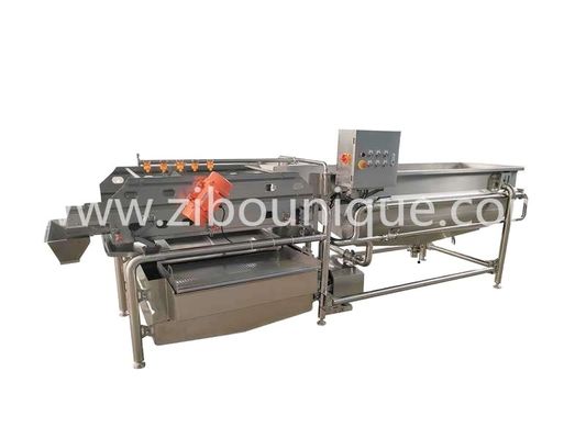 Stainless Steel 4.4KW Cabbage Washing Machine for Vegetable and Salad Sterilization