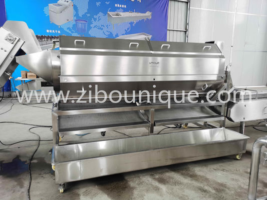 Peel Root Vegetables With Peeling Effect Washing Line Stainless Steel 304