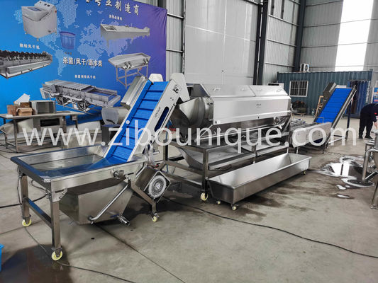 Peel Root Vegetables With Peeling Effect Washing Line Stainless Steel 304