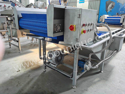 1000-1500kg/h Capacity Salad Leaf Vegetable Washing Machine for Fruit and Vegetables