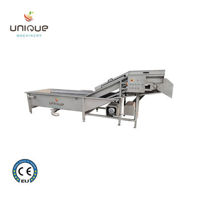 5000x1450x1400 Mm Bubble Vegetable Washing Machine For Vegetable Fruit Cleaning Line