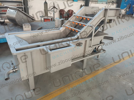 RQF Frozen Food Production Line Washing Sterilizing and Freezing in One Solution