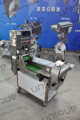 1.55 Kw Automatic Double-Head Vegetable Cutting Dicing Slicing Shredding Machine